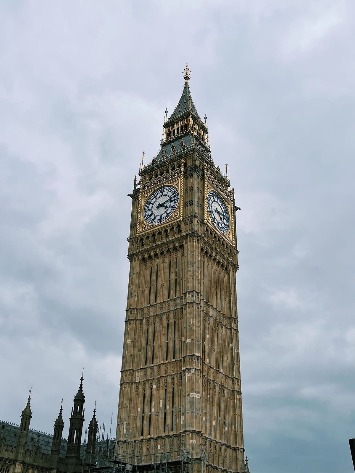 Étudiante visitant Londres