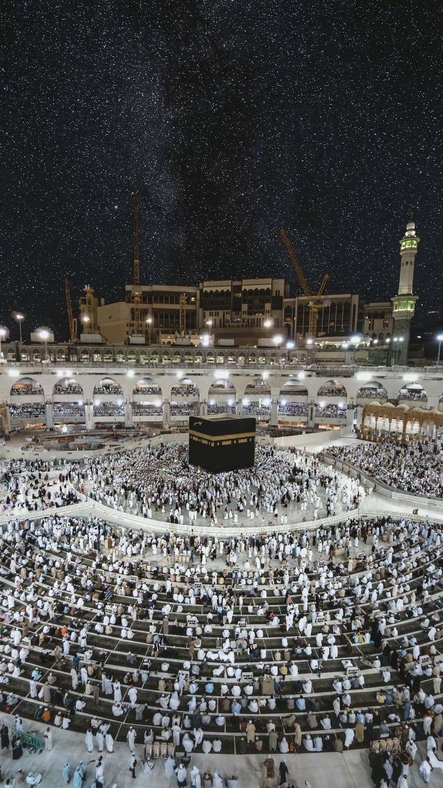 Pèlerins à la Mosquée Sacrée, Makkah